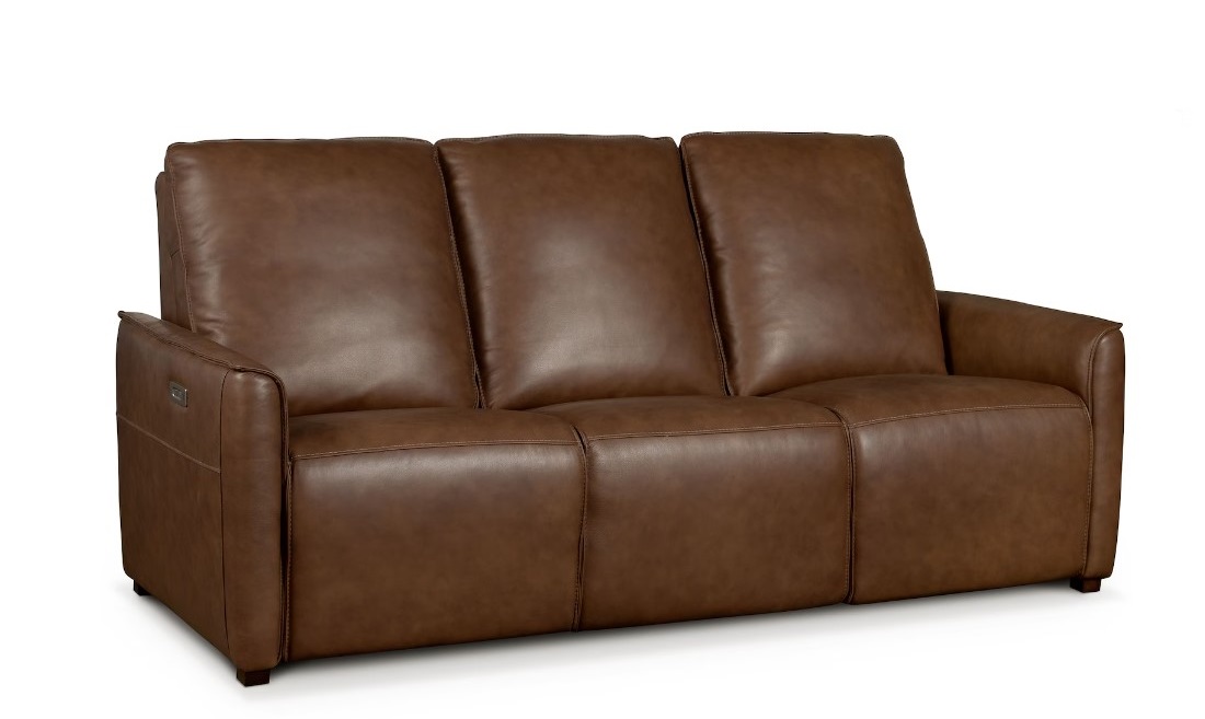 Everett Leather Reclining Sofa-image