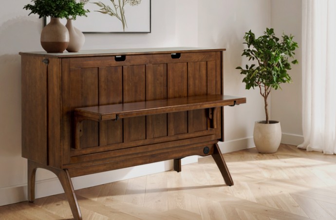 Olympia Desk Murphy Cabinet-image